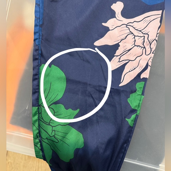 Adidas Floral Satin Trackpants - Picture 8 of 8